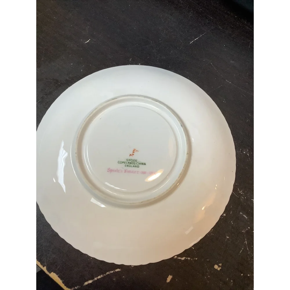 Spode Copeland China Forget Me Not Saucer 5 7/8 Bone China England